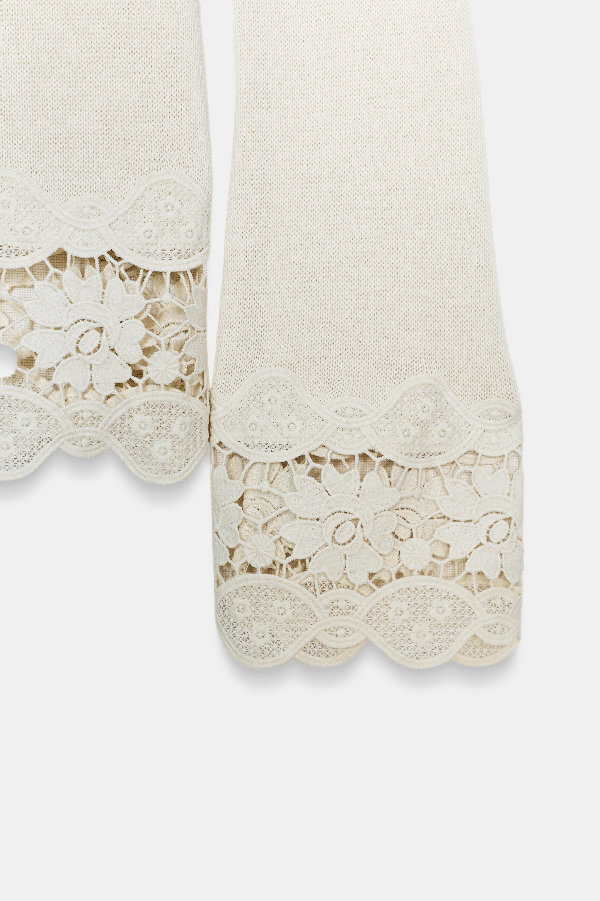 GUIPURE COMBINATION T-SHIRT